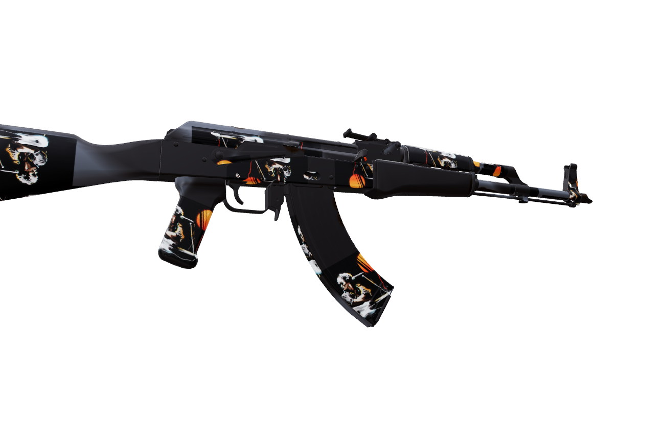 AK-47 | Viktor Tsoi — a custom AK-47 CS2 skin