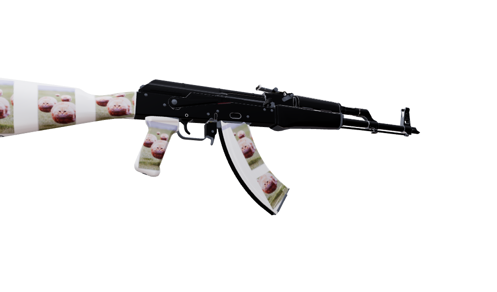 AK-47 design — a custom AK-47 CS2 skin