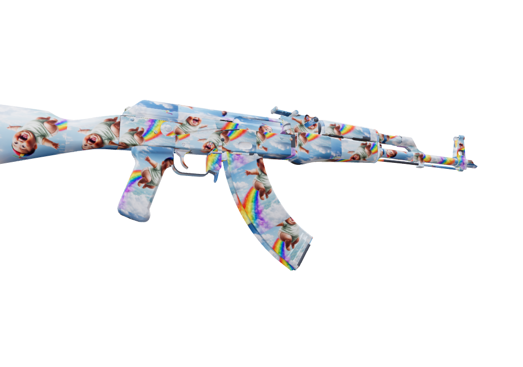 AK-47 baby — a custom AK-47 CS2 skin