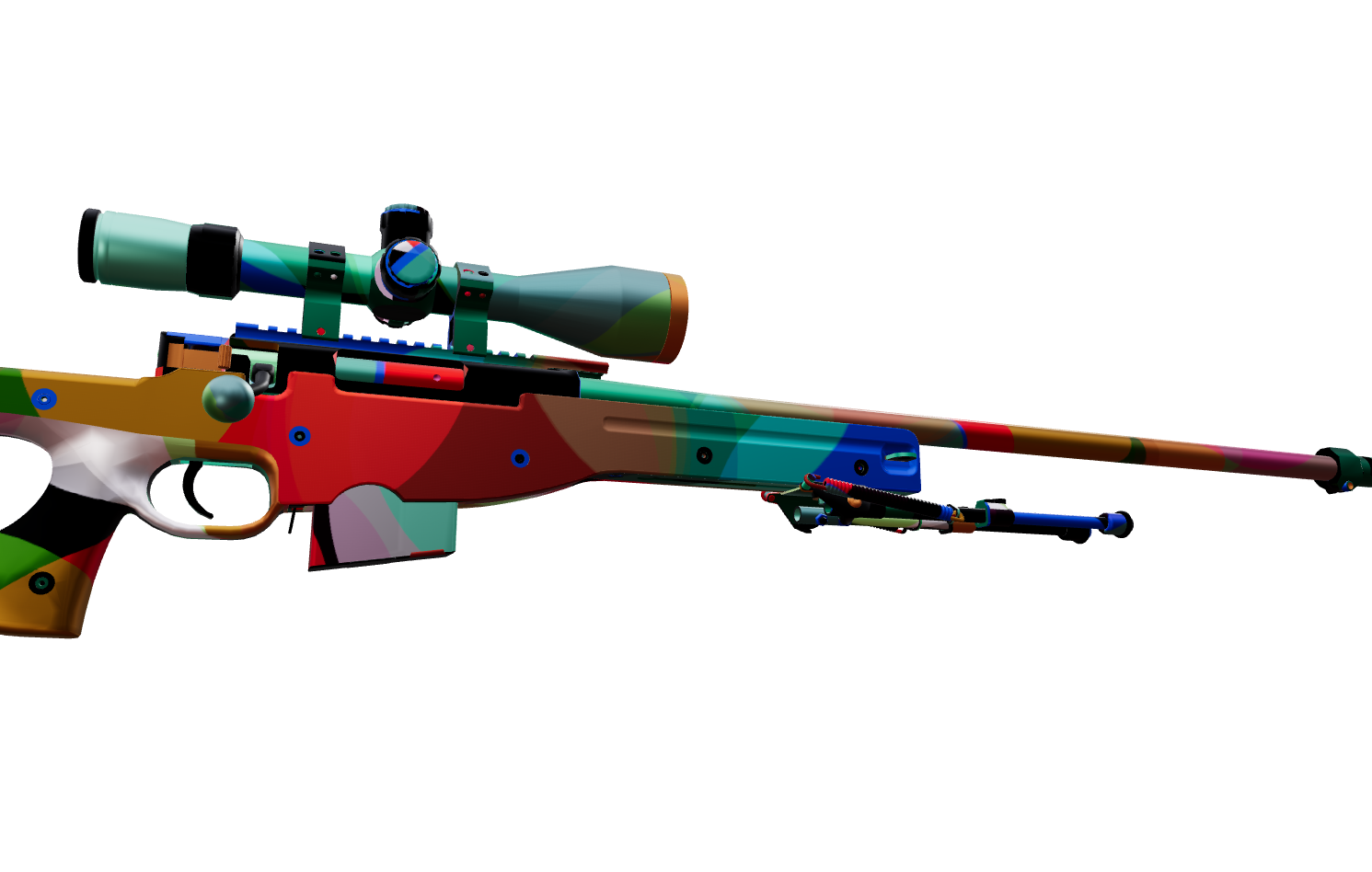 AWP Paintball — a custom AWP CS2 skin