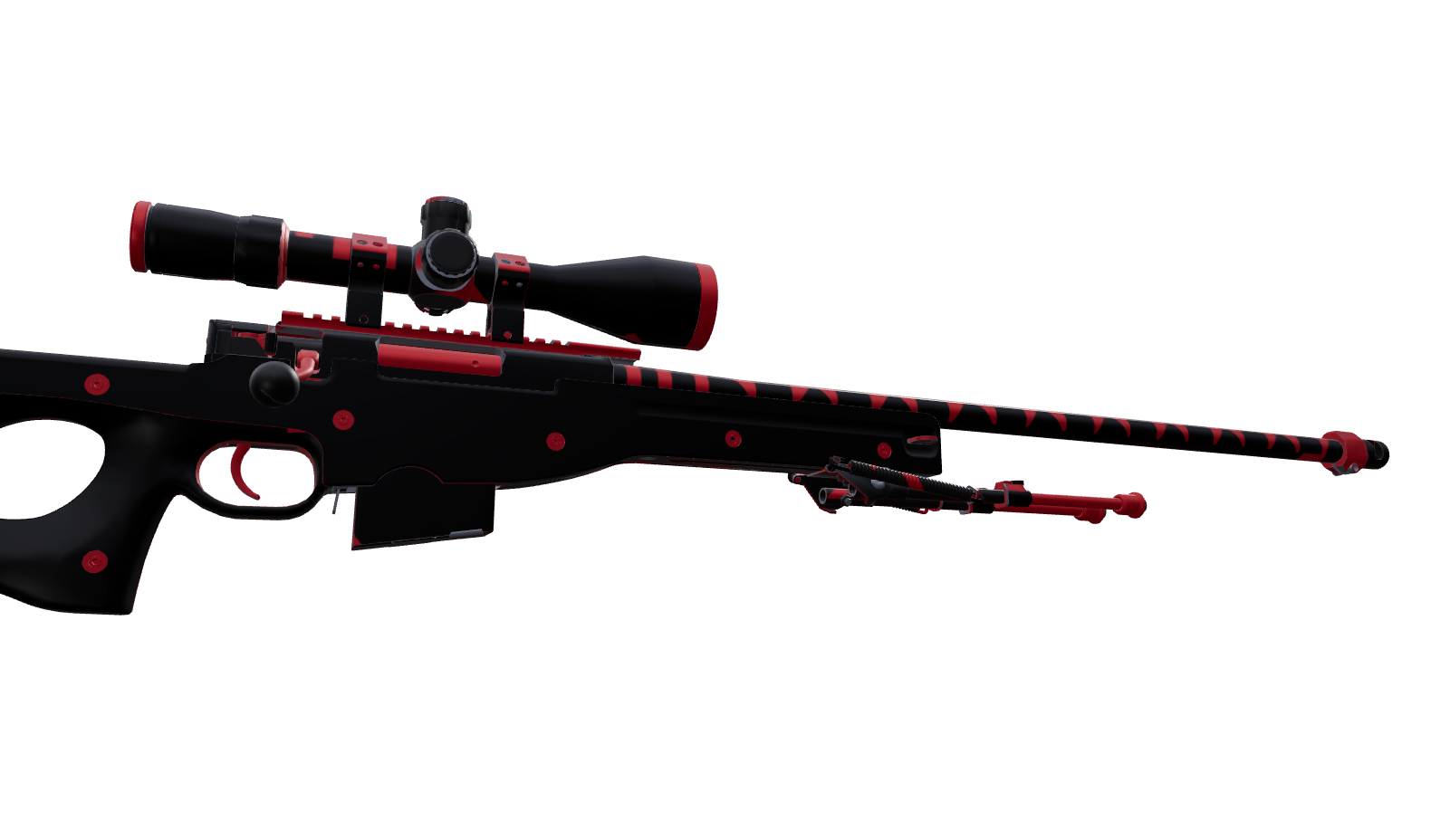 AWP red dash — a custom AWP CS2 skin