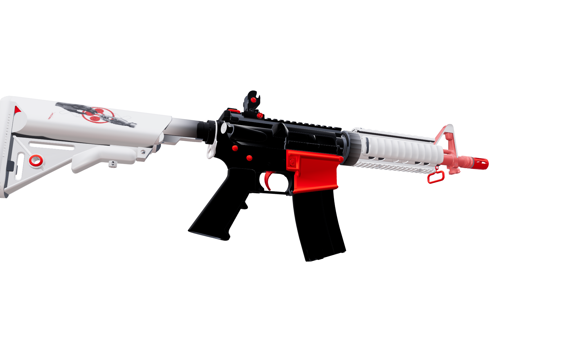 Arasaka M4A4 — a custom M4A4 CS2 skin