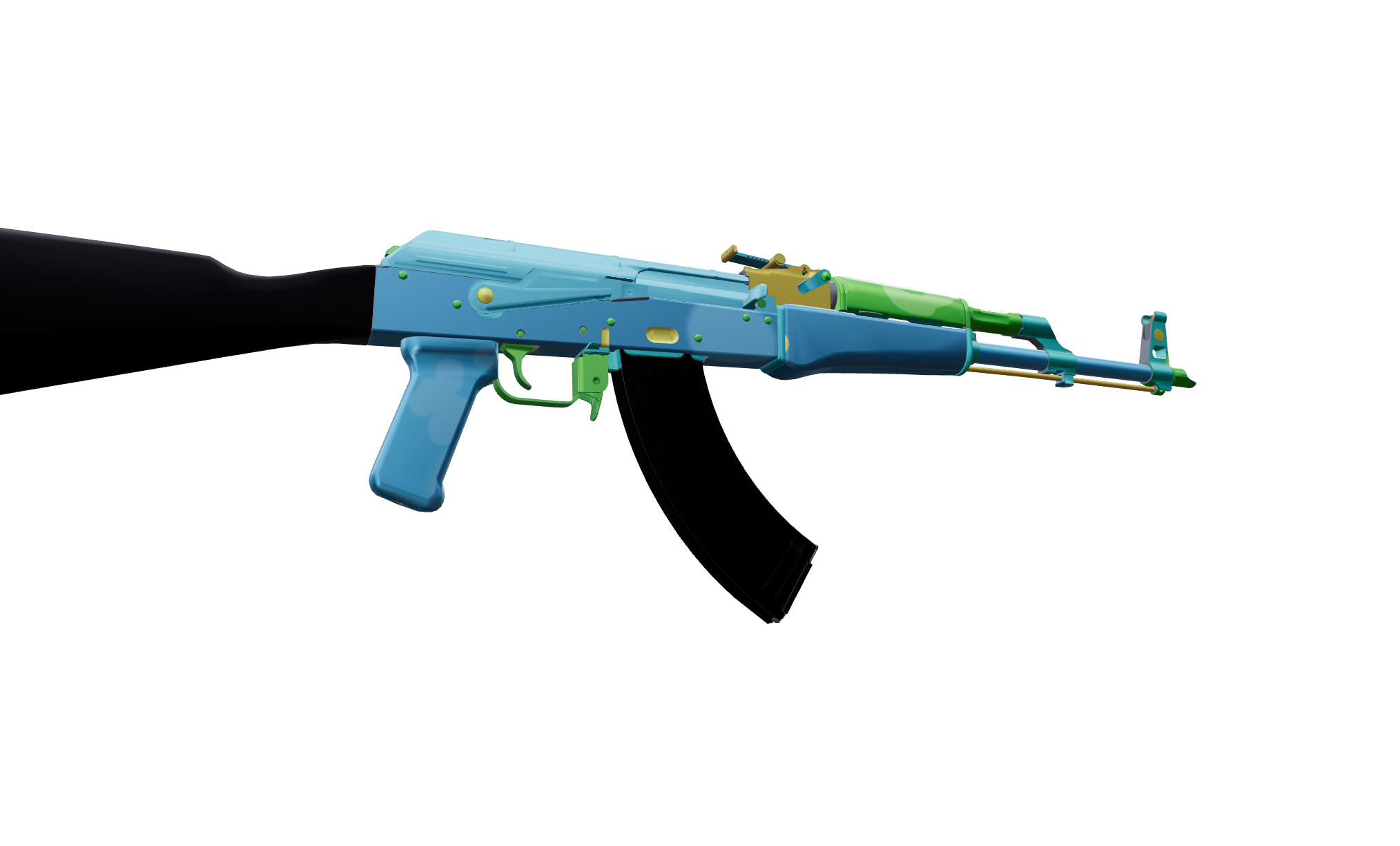 Richy McRich's AK-47 — a custom AK-47 CS2 skin