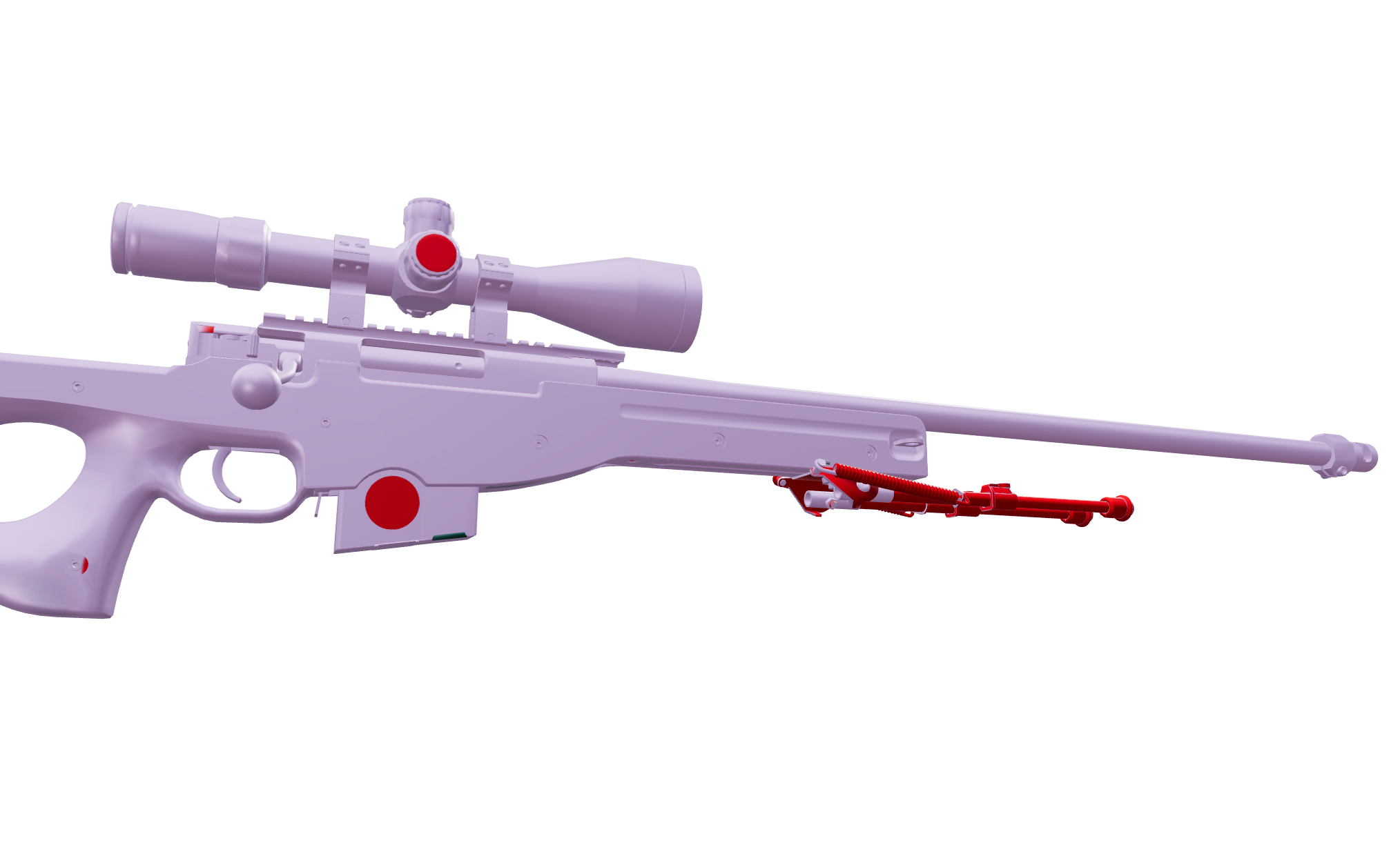 Blossoming AWP — a custom AWP CS2 skin