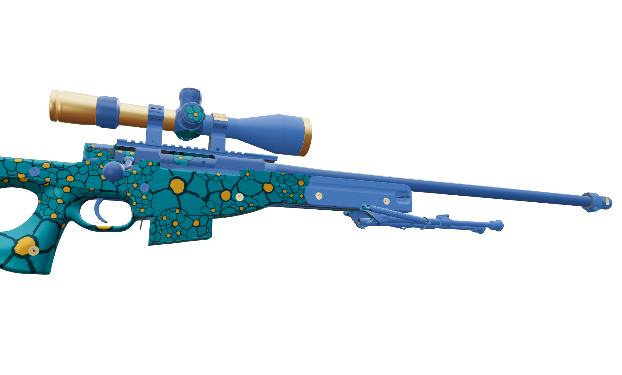 Forget Me Not AWP — a custom AWP CS2 skin