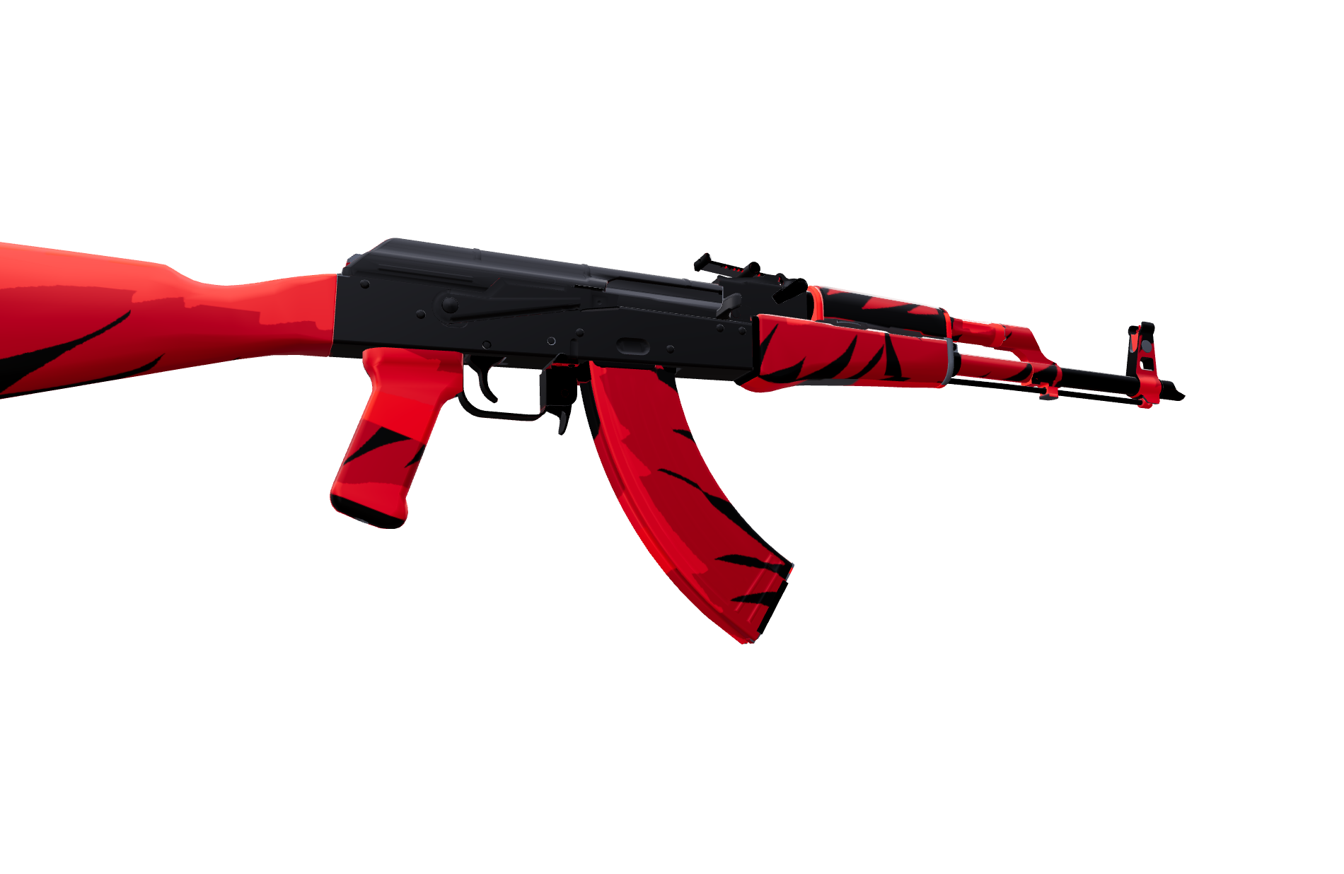 AK-47 Fire — a custom AK-47 CS2 skin