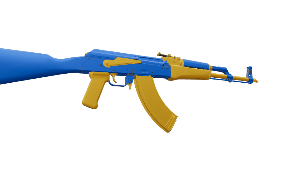 Nerf AK-47 — a custom AK-47 CS2 skin